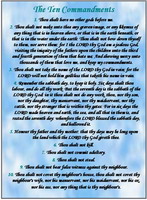 The Ten Commandments(Blue version)